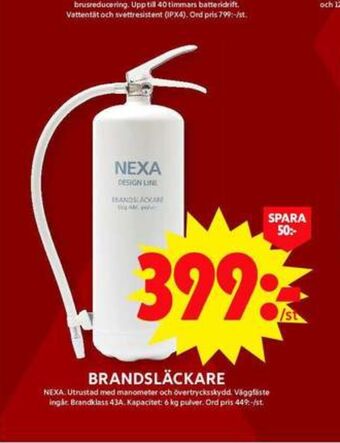 Nexa brandsläckare