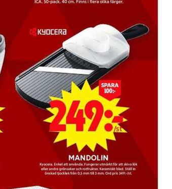 ICA Maxi Kyocera mandolin erbjuda