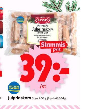 Scan prinskorv
