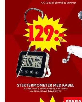ICA Maxi Ica stektermometer erbjuda