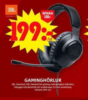 ICA Maxi Jbl headset erbjuda