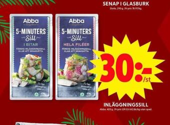 ICA Maxi Abba sill erbjuda
