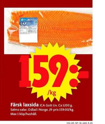 ICA Supermarket Ica gott liv lax erbjuda