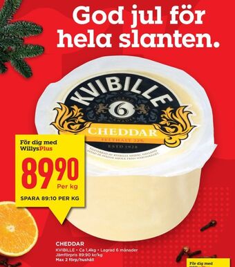 Kvibille cheddar