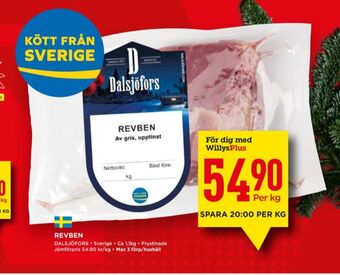 Willys Dalsjöfors revben erbjuda