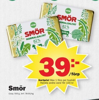 Pekås Svenskt smör erbjuda