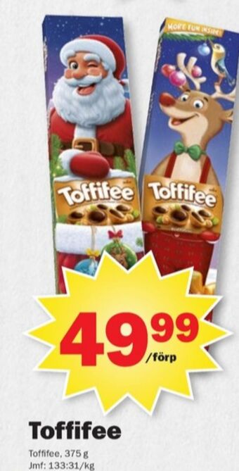Pekås Toffifee chokladask erbjuda