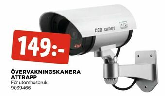 Övervakningskamera attrapp