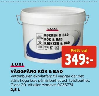 Jem&Fix Väggfärg kök & bad erbjuda