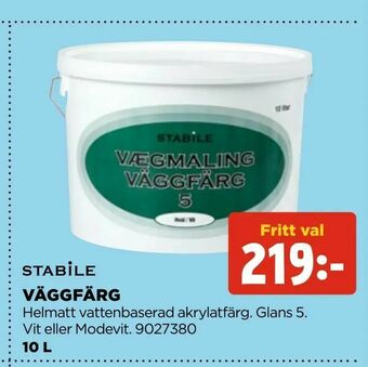 Jem&Fix Väggfärg erbjuda