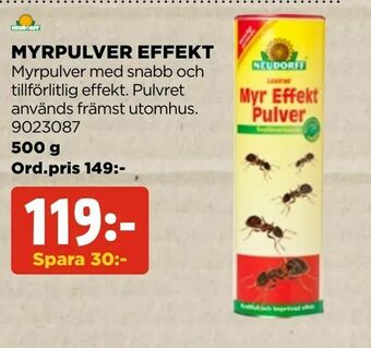 Jem&Fix Myrpulver effekt erbjuda