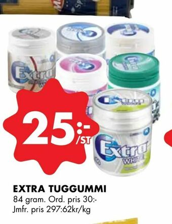 ÖoB Extra tuggummi erbjuda