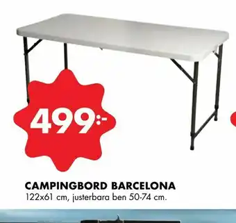 ÖoB Campingbord barcelona erbjuda