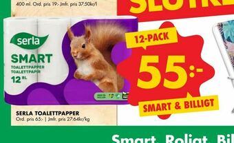 ÖoB Serla toalettpapper erbjuda