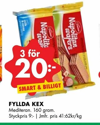 ÖoB Fyllda kex erbjuda