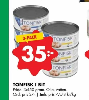 ÖoB Tonfisk i bit erbjuda