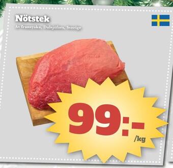 Bonum Matmarknad Nötstek erbjuda