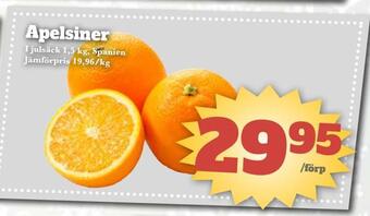 Bonum Matmarknad Apelsiner erbjuda