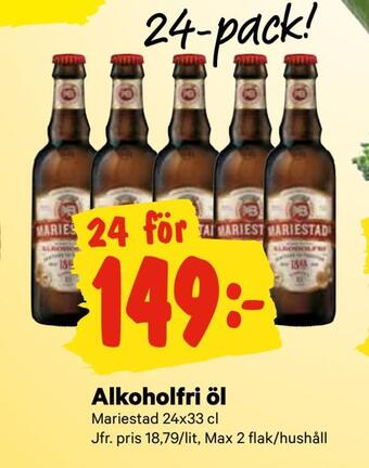 City Gross Alkoholfri öl erbjuda