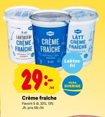 City Gross Crème fraîche erbjuda
