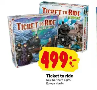 City Gross Ticket to ride erbjuda