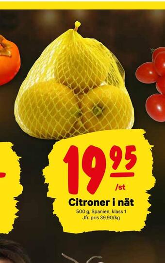 City Gross Citroner i nät erbjuda