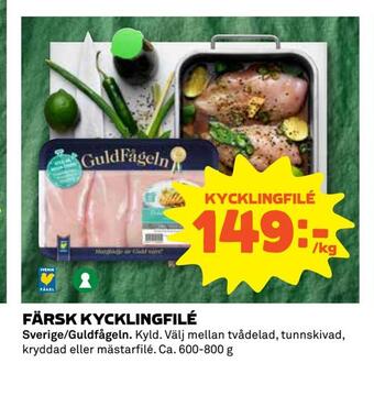 Coop Extra Färsk kycklingfilé erbjuda