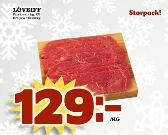 Din Mat Lövbiff erbjuda