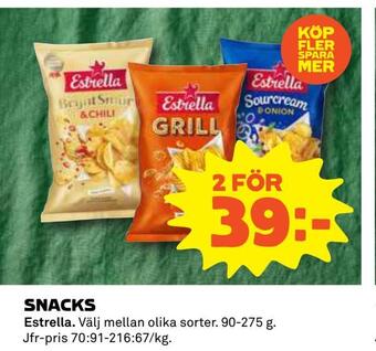 Coop Daglivs Snacks erbjuda