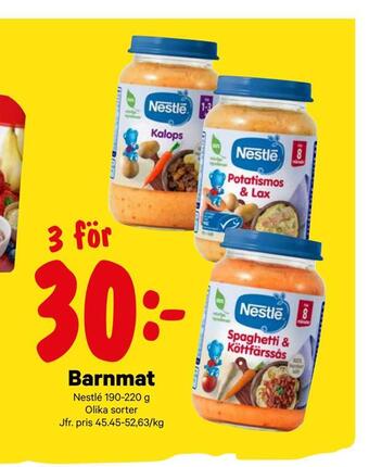 City Gross Barnmat erbjuda