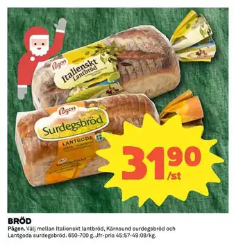 Coop Nära Bröd erbjuda