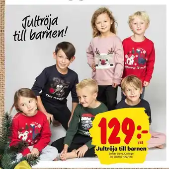 Jultröja till barnen