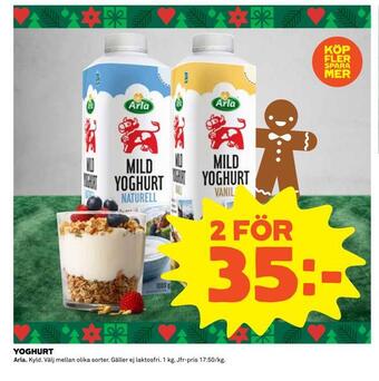 Coop Extra Yoghurt erbjuda