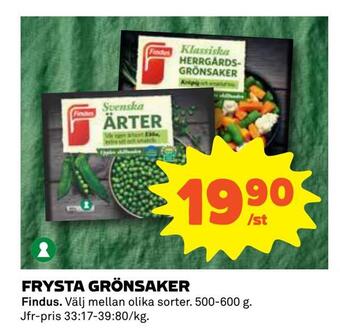 Frysta grönsaker