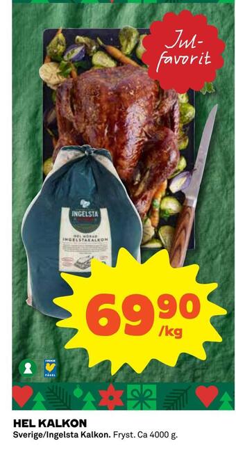 Coop Daglivs Hel kalkon erbjuda