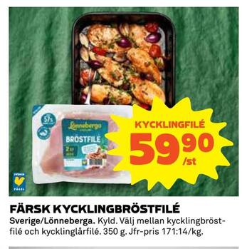 Coop Daglivs Färsk kycklingbröstfilé erbjuda