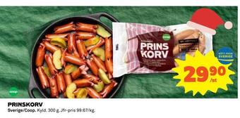 Coop Daglivs Prinskorv erbjuda