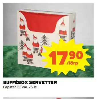 Coop Daglivs Buffébox servetter erbjuda
