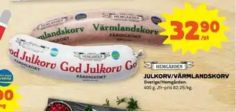 Coop Forum Julkorv/värmlandskorv erbjuda