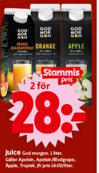 ICA Supermarket Juice erbjuda