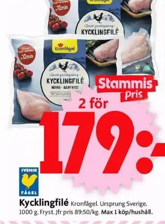 ICA Supermarket Kycklingfilé erbjuda