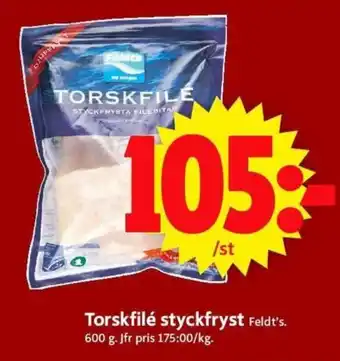 ICA Supermarket Torskfilé Styckfryst erbjuda