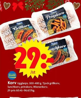 ICA Supermarket Korv erbjuda