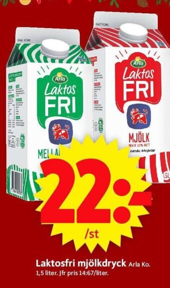 ICA Supermarket Laktosfri Mjölkdryck erbjuda