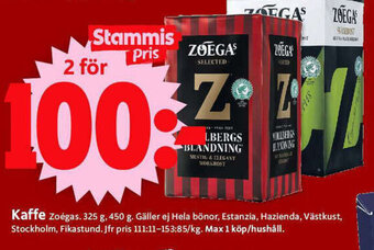 ICA Supermarket Kaffe erbjuda