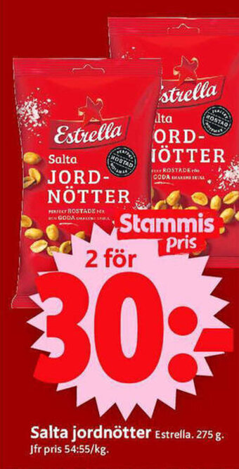 ICA Supermarket Salta Jordnötter erbjuda