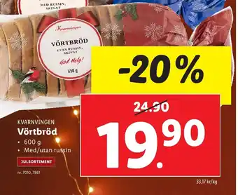 Lidl Vörtbröd erbjuda