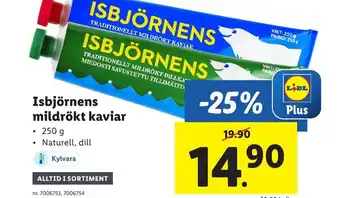Lidl Isbjörnens Mildkrökt Kaviar erbjuda