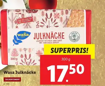 Lidl Wasa Julknäcke erbjuda