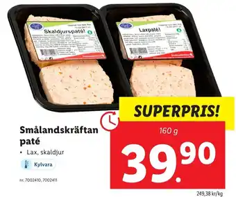 Lidl Smålandskräftan Paté erbjuda